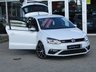 USED 2016 16 VOLKSWAGEN POLO 1.8 GTI DSG 5d 189 BHP Finished in PURE WHITE with contrasting HEATED LEATHER/ ALCANTARA SPORTS trim. This Polo is quick and great fun to drive. The Polo is one of the best selling and popular small cars around. It is very comfortable and practical, with a distinct upmarket feel to it. Features include SAT NAV, REAR CAMERA, LEATHER ALCANTARA HEATED SEATS, 17" Alloys, DAB, 2 Keys, B/Tooth, Daytime Run Lights and more. Dealer serviced at 3685 miles, 10165 miles, 14577 miles, 18474 miles, 22571 miles, and at 24388 miles