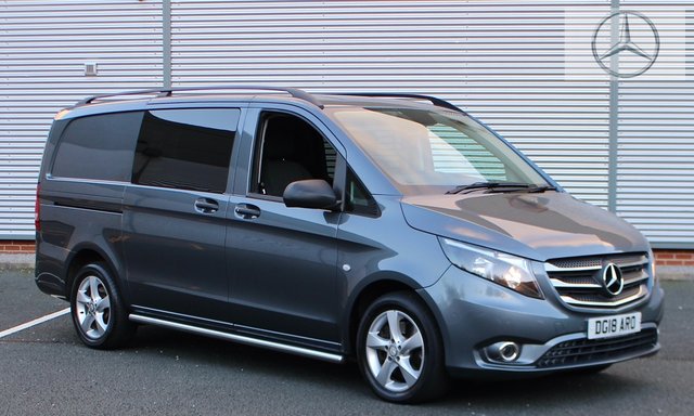 2018 18 Mercedes-Benz Vito 2.1 119 BLUETEC SPORT CREW VAN L2 EU6 190 BHP [ &pound;24975 + VAT ]