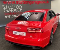 USED 2015 15 AUDI A6 2.0 TDI ULTRA BLACK EDITION 4d 188 BHP &pound;30 ROAD TAX,  F&R PARK, HEATED LEATHER + NAV