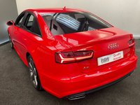 USED 2015 15 AUDI A6 2.0 TDI ULTRA BLACK EDITION 4d 188 BHP &pound;30 ROAD TAX,  F&R PARK, HEATED LEATHER + NAV