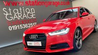 USED 2015 15 AUDI A6 2.0 TDI ULTRA BLACK EDITION 4d 188 BHP &pound;30 ROAD TAX,  F&R PARK, HEATED LEATHER + NAV
