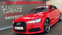USED 2015 15 AUDI A6 2.0 TDI ULTRA BLACK EDITION 4d 188 BHP &pound;30 ROAD TAX,  F&R PARK, HEATED LEATHER + NAV