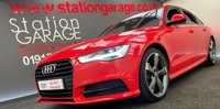 USED 2015 15 AUDI A6 2.0 TDI ULTRA BLACK EDITION 4d 188 BHP &pound;30 ROAD TAX,  F&R PARK, HEATED LEATHER + NAV