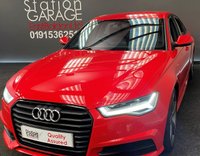 USED 2015 15 AUDI A6 2.0 TDI ULTRA BLACK EDITION 4d 188 BHP &pound;30 ROAD TAX,  F&R PARK, HEATED LEATHER + NAV