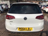 USED 2014 64 VOLKSWAGEN GOLF 2.0 GTD 5d PANORAMIC SUNROOF 2 KEYS+&pound;20 ROAD TAX+SUNROOF+PANORAMIC ROOF+PRIVACY GLASS+CLIMATE+BLUETOOTH+USB+PARKING SENSORS+MEDIA+ALLOYS+AUX+DAB