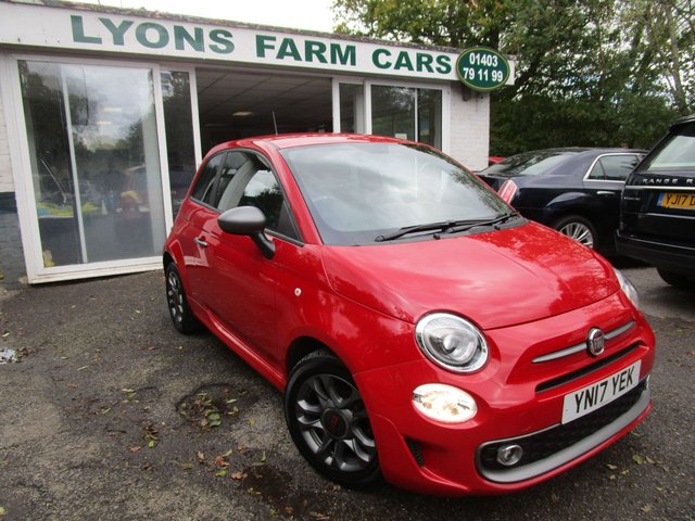 2017 17 Fiat 500 1.2 S (SPORT) 3d 69 BHP NEW SHAPE
