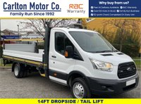 USED 2016 16 FORD TRANSIT 350 TDCi 125 L4 DROPSIDE T/LIFT 14 FT BODY DRW  LTD TIME OFFER!