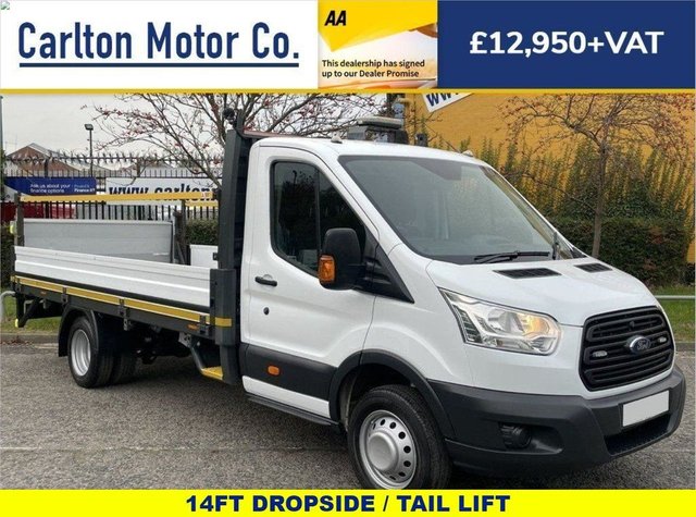 2016 16 Ford Transit 350 TDCi 125 L4 DROPSIDE T/LIFT 14 FT BODY DRW 
