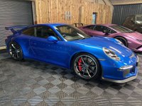 USED 2014 14 PORSCHE 911 3.8 GT3 PDK 2d 475 BHP RARE SAPPHIRE BLUE, FULL PPF, CHRONO, FRONT AXLE LIFT - A PUR DRIVERS CAR