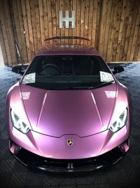 USED 2018 18 LAMBORGHINI HURACAN 5.2 LP 640-4 PERFORMANTE 2d 631 BHP STUNNING AND RARE COLOUR WITH LAMBORGHINI WARRANTY - ALA ACTIVE AERO, ACTIVE EXHAUST, CERAMIC BRAKES, CAMERA, NAVIGATION AND FULL PPF
