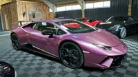 USED 2018 18 LAMBORGHINI HURACAN 5.2 LP 640-4 PERFORMANTE 2d 631 BHP STUNNING AND RARE COLOUR WITH LAMBORGHINI WARRANTY - ALA ACTIVE AERO, ACTIVE EXHAUST, CERAMIC BRAKES, CAMERA, NAVIGATION AND FULL PPF