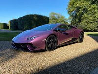 USED 2018 18 LAMBORGHINI HURACAN 5.2 LP 640-4 PERFORMANTE 2d 631 BHP STUNNING AND RARE COLOUR WITH LAMBORGHINI WARRANTY - ALA ACTIVE AERO, ACTIVE EXHAUST, CERAMIC BRAKES, CAMERA, NAVIGATION AND FULL PPF
