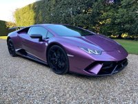 USED 2018 18 LAMBORGHINI HURACAN 5.2 LP 640-4 PERFORMANTE 2d 631 BHP STUNNING AND RARE COLOUR WITH LAMBORGHINI WARRANTY - ALA ACTIVE AERO, ACTIVE EXHAUST, CERAMIC BRAKES, CAMERA, NAVIGATION AND FULL PPF