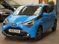 USED 2018 18 TOYOTA AYGO 1.0 VVT-I X-PLORE X-SHIFT 5d 69 BHP SAT NAV REAR VIEW CAMERA