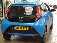 USED 2018 18 TOYOTA AYGO 1.0 VVT-I X-PLORE X-SHIFT 5d 69 BHP SAT NAV REAR VIEW CAMERA