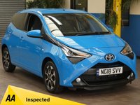 USED 2018 18 TOYOTA AYGO 1.0 VVT-I X-PLORE X-SHIFT 5d 69 BHP SAT NAV REAR VIEW CAMERA