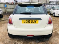 USED 2010 10 MINI HATCH ONE 1.6 ONE MINIMALIST 3d 98 BHP Gorgeous Pepper White Mini with Air Con