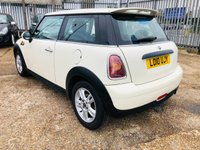 USED 2010 10 MINI HATCH ONE 1.6 ONE MINIMALIST 3d 98 BHP Gorgeous Pepper White Mini with Air Con