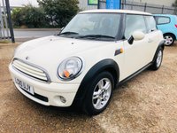 USED 2010 10 MINI HATCH ONE 1.6 ONE MINIMALIST 3d 98 BHP Gorgeous Pepper White Mini with Air Con