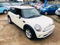 USED 2010 10 MINI HATCH ONE 1.6 ONE MINIMALIST 3d 98 BHP Gorgeous Pepper White Mini with Air Con