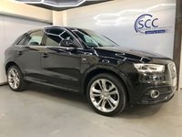 USED 2013 63 AUDI Q3 2.0 TDI QUATTRO S LINE 5d 138 BHP Huge Spec, Low Miles, QUATTRO