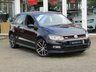 USED 2016 66 VOLKSWAGEN POLO 1.8 GTI DSG 5d 189 BHP Finished in DEEP BLACK METALLIC with contrasting Retro cloth trim. This Polo is quick and great fun to drive. The Polo is one of the best selling and popular small cars around. It is very comfortable and practical, with a distinct upmarket feel to it. Features include, 17" Alloys, DAB, 2 Keys, B/Tooth, Daytime Run Lights and much more. VW Dealer serviced at 6501 miles, 22778 miles and on arrival at 56877 miles.