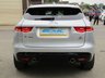 USED 2016 66 JAGUAR F-PACE 3.0 V6 S AWD 5d 296 BHP Finished in RHODIUM SILVER with contrasting FULL HEATED LEATHER SEATS. The Jaguar F-Pace is a large, stylish family car and one of the few SUVs on sale that is genuinely good fun to drive. It has a host of features that include over &pound;6100 dealer factory extra's from new such as 22 inch alloys, Pan Roof, Sat Nav, Rear View Camera, Heated Front and Rear Seats, Full Leather, DAB Radio and much more. Dealer serviced at 15111 miles, 30678 miles, 52417 miles, 58654 miles and on arrival at 67195 miles.