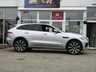USED 2016 66 JAGUAR F-PACE 3.0 V6 S AWD 5d 296 BHP Finished in RHODIUM SILVER with contrasting FULL HEATED LEATHER SEATS. The Jaguar F-Pace is a large, stylish family car and one of the few SUVs on sale that is genuinely good fun to drive. It has a host of features that include over &pound;6100 dealer factory extra's from new such as 22 inch alloys, Pan Roof, Sat Nav, Rear View Camera, Heated Front and Rear Seats, Full Leather, DAB Radio and much more. Dealer serviced at 15111 miles, 30678 miles, 52417 miles, 58654 miles and on arrival at 67195 miles.