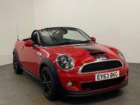 USED 2013 63 MINI ROADSTER 1.6 COOPER S 2d 181 BHP Ultra Low mileage 6115 Miles  1 owner ,  This Spectacular Low mileage 1.6 Cooper S 181 BHP ,  Hosting Chili pack, 17" Conical high black gloss alloy wheels, high gloss Chili Red paintwork, .