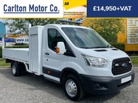 USED 2014 63 FORD TRANSIT T350 TDCi 100 MWB [ 11ft DROPSIDE +T/LIFT ] 1 STOP BODY [ HD ] DRW  LOW MILEAGE