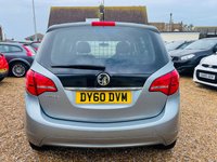 USED 2010 60 VAUXHALL MERIVA 1.4 SE 5d 98 BHP Full Panoramic Roof + Air Conditioning