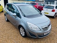 USED 2010 60 VAUXHALL MERIVA 1.4 SE 5d 98 BHP Full Panoramic Roof + Air Conditioning