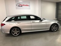 USED 2017 17 MERCEDES-BENZ C-CLASS 2.1 C 220 D 4MATIC AMG LINE 5d 170 BHP * NAV * F & R PARK SENSORS * REVERSING CAMERA * BLUETOOTH * 18 INCH AMG ALLOY WHEELS * CLIMATE CONTROL * CRUISE CONTROL *