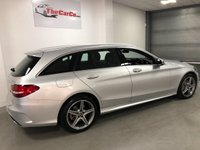 USED 2017 17 MERCEDES-BENZ C-CLASS 2.1 C 220 D 4MATIC AMG LINE 5d 170 BHP * NAV * F & R PARK SENSORS * REVERSING CAMERA * BLUETOOTH * 18 INCH AMG ALLOY WHEELS * CLIMATE CONTROL * CRUISE CONTROL *