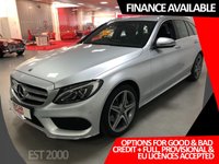 USED 2017 17 MERCEDES-BENZ C-CLASS 2.1 C 220 D 4MATIC AMG LINE 5d 170 BHP * NAV * F & R PARK SENSORS * REVERSING CAMERA * BLUETOOTH * 18 INCH AMG ALLOY WHEELS * CLIMATE CONTROL * CRUISE CONTROL *