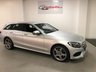 USED 2017 17 MERCEDES-BENZ C-CLASS 2.1 C 220 D 4MATIC AMG LINE 5d 170 BHP * NAV * F & R PARK SENSORS * REVERSING CAMERA * BLUETOOTH * 18 INCH AMG ALLOY WHEELS * CLIMATE CONTROL * CRUISE CONTROL *