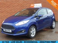 USED 2014 14 FORD FIESTA 1.0 ZETEC 3d 99 BHP 