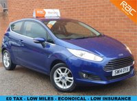 USED 2014 14 FORD FIESTA 1.0 ZETEC 3d 99 BHP 