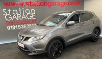 USED 2014 14 NISSAN QASHQAI 1.6 DCI TEKNA 5d 128 BHP BLACK ALLOYS SUNROOF LEATHER &pound;30 TAX