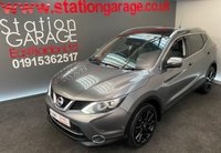USED 2014 14 NISSAN QASHQAI 1.6 DCI TEKNA 5d 128 BHP BLACK ALLOYS SUNROOF LEATHER &pound;30 TAX