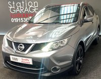 USED 2014 14 NISSAN QASHQAI 1.6 DCI TEKNA 5d 128 BHP BLACK ALLOYS SUNROOF LEATHER &pound;30 TAX
