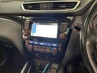 USED 2014 14 NISSAN QASHQAI 1.6 DCI TEKNA 5d 128 BHP BLACK ALLOYS SUNROOF LEATHER &pound;30 TAX