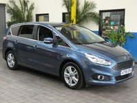 USED 2018 18 FORD S-MAX 2.0 TITANIUM TDCI 5d 148 BHP 7 SEAT SAT NAV PARKING SENSORS