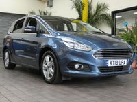 USED 2018 18 FORD S-MAX 2.0 TITANIUM TDCI 5d 148 BHP 7 SEAT SAT NAV PARKING SENSORS