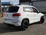 USED 2015 65 VOLKSWAGEN TIGUAN 2.0 R LINE EDITION TDI BMT 4MOTION DSG 5d 181 BHP Finished in PURE WHITE with contrasting HEATED EBONY LEATHER trim. This high spec Tiguan has a more sophisticated look to add to its high quality interior and high spec. Features include, Full Heated Leather, Sat Nav, DAB Radio, 19" ALLOYS, Auto Parking, Cruise control, Keyless Start, Front and Rear Park Sensors and much more. Dealer serviced at 6477 miles, 13821 miles, 19527 miles, 29132 miles, 32847 miles (Cam Belt and Water Pump) and at 38634 miles. MOT due 26/7/2022.