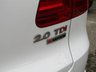 USED 2015 65 VOLKSWAGEN TIGUAN 2.0 R LINE EDITION TDI BMT 4MOTION DSG 5d 181 BHP Finished in PURE WHITE with contrasting HEATED EBONY LEATHER trim. This high spec Tiguan has a more sophisticated look to add to its high quality interior and high spec. Features include, Full Heated Leather, Sat Nav, DAB Radio, 19" ALLOYS, Auto Parking, Cruise control, Keyless Start, Front and Rear Park Sensors and much more. Dealer serviced at 6477 miles, 13821 miles, 19527 miles, 29132 miles, 32847 miles (Cam Belt and Water Pump) and at 38634 miles. MOT due 26/7/2022.