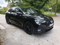 USED 2021 21 AUDI E-TRON 0.0 QUATTRO BLACK EDITION 5d 403 BHP ZERO DEPOSIT FINANCE AVAILABLE