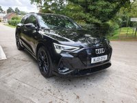 USED 2021 21 AUDI E-TRON 0.0 QUATTRO BLACK EDITION 5d 403 BHP ZERO DEPOSIT FINANCE AVAILABLE