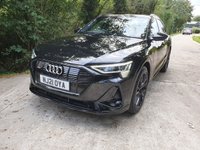 USED 2021 21 AUDI E-TRON 0.0 QUATTRO BLACK EDITION 5d 403 BHP ZERO DEPOSIT FINANCE AVAILABLE