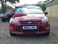 USED 2014 14 FORD FOCUS 1.6 TITANIUM NAVIGATOR TDCI 5d 113 BHP www.suffolkcarcentre.co.uk - Located a Reydon